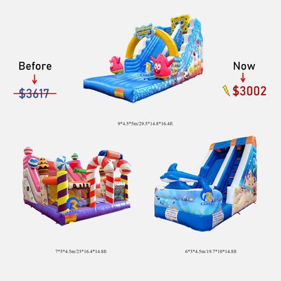 5~10명 승객 만화 패키지 놀이공원 어린이용 부풀이 PVC 장난감