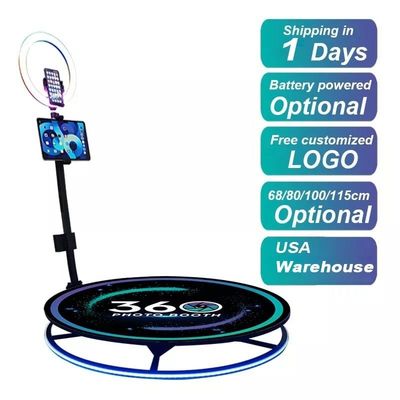 잊을 수 없는 경험을 위해 LED 아이패드 카메라와 함께 360 비디오 포토부스 자동