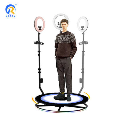 인기 있는 웨딩 라이브 이벤트를 위해 LED 마법 거울 아이패드와 함께 360 비디오 포토부스 자동