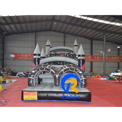 특징 포터블 회색과 검은색 18x3.5m 블로어와 함께 풍기는 장애물 코스 사용자 정의