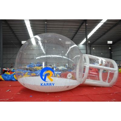 비와 PVC 재료를 불어 넣는 크리스마스 웨딩을 위한 흰색 팽창형 거품 텐트
