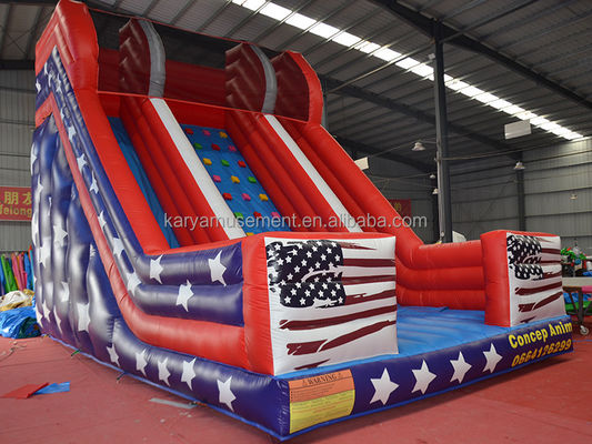 26ft Double Lane Inflatable Water Slide for Kids and Adults PVC Tarpaulin 소재로 제작된