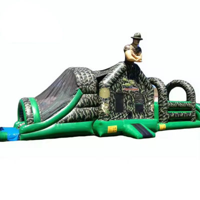 CE/EN71/EN14960 0.55mm PVC 텐폴린 재료에 대한 승인 된 팽창 장애물 경로