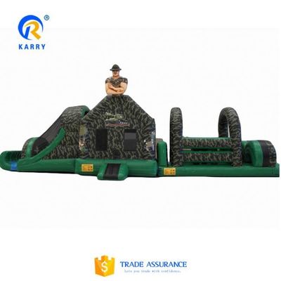 CE/EN71/EN14960 0.55mm PVC 텐폴린 재료에 대한 승인 된 팽창 장애물 경로