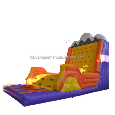 팀 빌딩 게임 팽창성 바위 등반 벽 산 내구성 PVC 재료