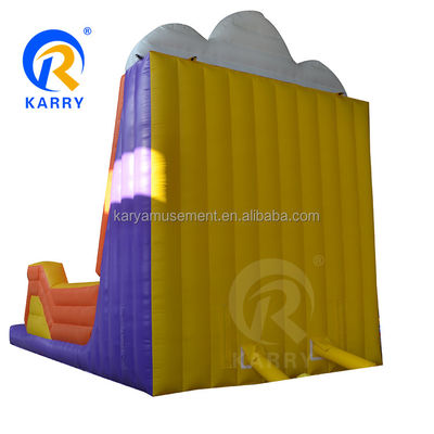 팀 빌딩 게임 팽창성 바위 등반 벽 산 내구성 PVC 재료