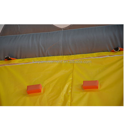 팀 빌딩 게임 팽창성 바위 등반 벽 산 내구성 PVC 재료