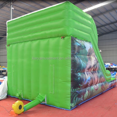 최대 용량 100-500kg 어린이들의 오락용으로 inflatable 작은 슬라이드 워터파크