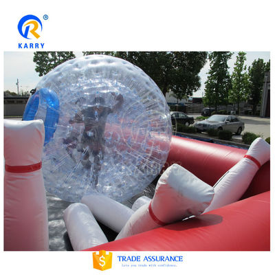 특징 포터블 인적 크기의 햄스터 볼 TPU 부풀이 거품 Zorb 볼 볼링