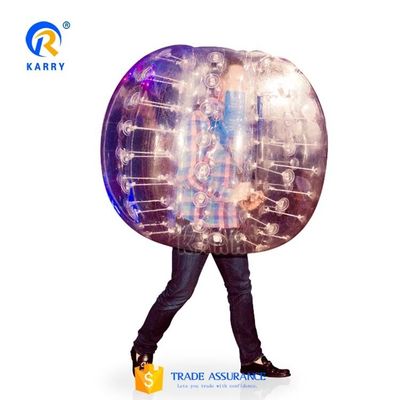 CE 블로어 수리 액세서리와 함께 놀이 공원에서 PVC 인형 축구 거품 공