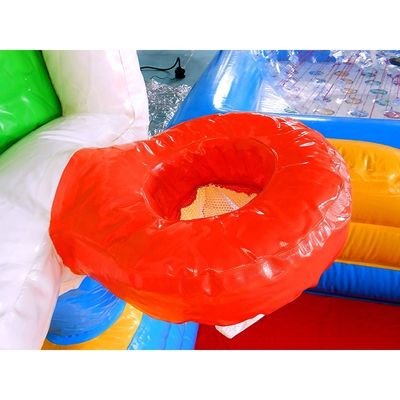 스타일 뒷마당 0.9mm PVC 어린이 수영장 및 농구 후프와 함께 부풀이 수영장