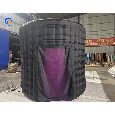 360 사진 부스 인클로저 배경 전시 LED 조명