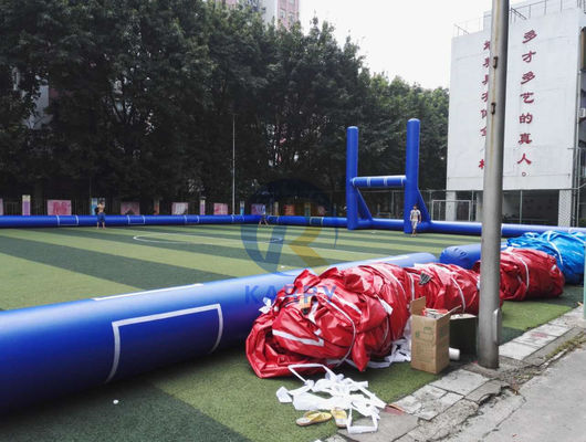 휴대용 야외 럭비 필드 게임 어린이와 성인 14 세 이상