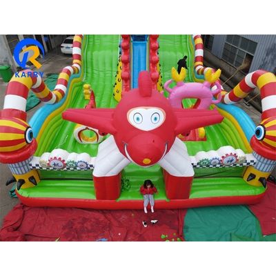 로봇 테마 펌플 워터 파크 펌플 장애물 유니섹스 PVC 타플린
