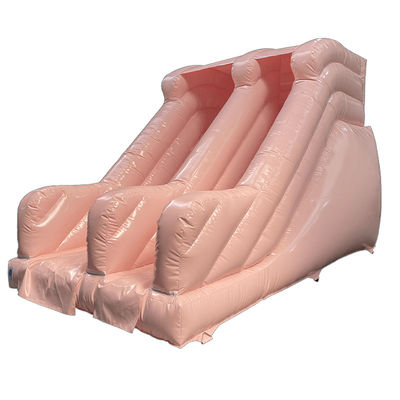 야외 상업용 PVC 초콜릿 컬러 펌플 수건 또는 젖은 슬라이드 파티 임대용