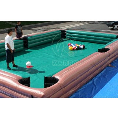 맞춤형 PVC 텐포린 붓기 축구 빌리어드 융자 테이블 상호 작용 게임