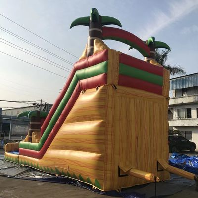 로고 사용자 지정 로고 수용 가능한 팜 트림 트렁크 따뜻한 여름날에 습한 물 슬라이드