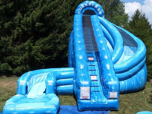 최대 용량 100-500kg 어린이 상업 활동용 PVC 부풀이 물 슬라이드