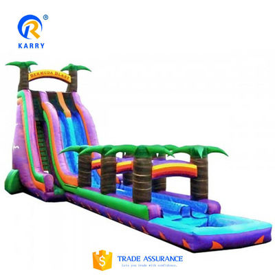 최대 용량 100-500kg 어린이 상업 활동용 PVC 부풀이 물 슬라이드
