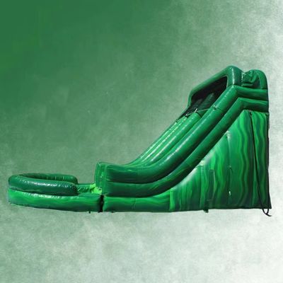 플로어 액세서리 포함 매력적인 녹색 마법 왼쪽과 오른쪽 수영장과 함께 더블 슬라이드