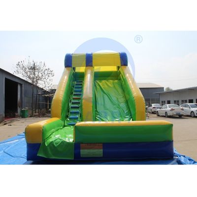 어트랙 CE EN14960 인증 레오파드 프린트 아치 수영장과 함께 부풀이 물 슬라이드