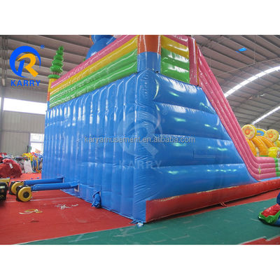 펌플이 가능한 Fun City Jumping Bouncy Castle 슬라이드 컴보 최대 용량 &lt;100kg