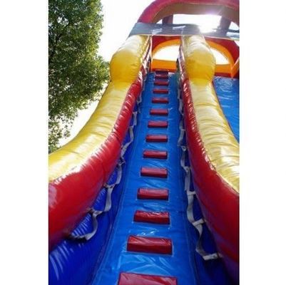 야외 놀이터 큰 슬라이드 사용 된 놀이 공원 어린이 PVC 워터 슬라이드 KR-GS610