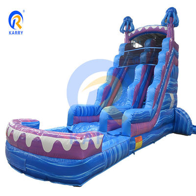 Jump Castle Bouncer for Adults Big Blue Jellyfish Magic Design 5~10명의 승객이 탑승할 수 있습니다