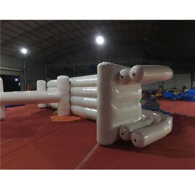 0.55mm PVC 텐플린 스레드 액세서리 수영장과 함께 대형 팽창 요트 슬라이드 포함