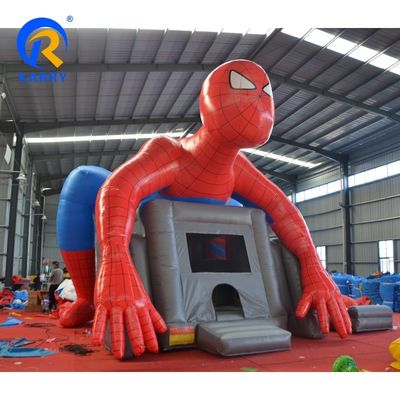 14년째 스파이더맨 펌플 펀서 워터 슬라이드와 점프 성