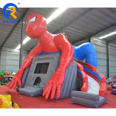 14년째 스파이더맨 펌플 펀서 워터 슬라이드와 점프 성