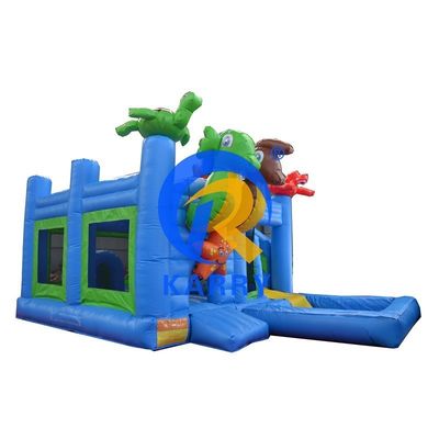 2024 16ft Jumping Inflatable Castle 슬라이드 콤보 수영장/ inflatable Bouncer Castle