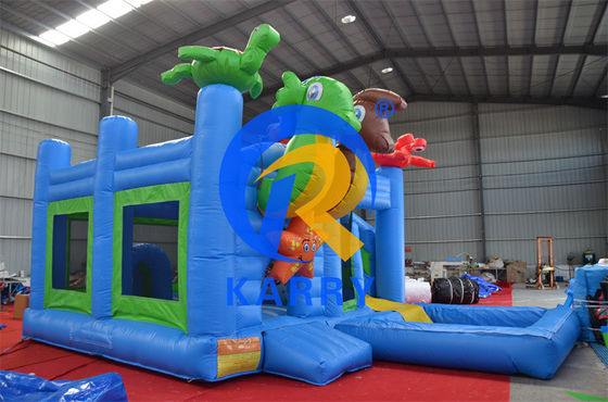2024 16ft Jumping Inflatable Castle 슬라이드 콤보 수영장/ inflatable Bouncer Castle