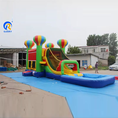 어린이의 PVC 텐포인 풍선 집과 다채로운 풍선