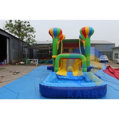 파티 재미를 위한 펌플 캐슬 슬라이드 조합 연령대 범위 14 년 이상 PVC 천장
