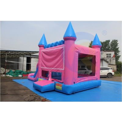 카리 노란 PVC 펌플 뱅저와 슬라이드 상업 콤보 점핑 캐슬