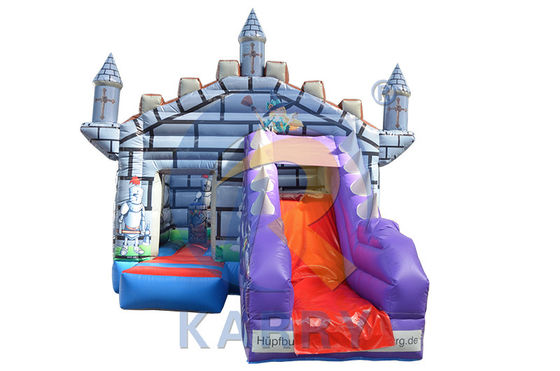 특징 PORTABLE Kids Inflatable Dry Jumper 슬라이드와 카멜레온이 있는 반짝이는 성