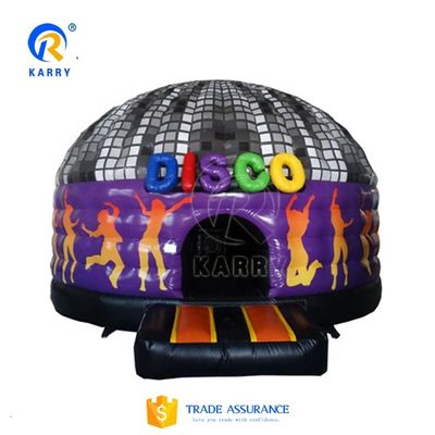 재미있는 디스코 돔 펌플 바운서 EN14960 인증 Fun Bouncy Castle for Kids