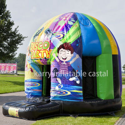 재미있는 디스코 돔 펌플 바운서 EN14960 인증 Fun Bouncy Castle for Kids