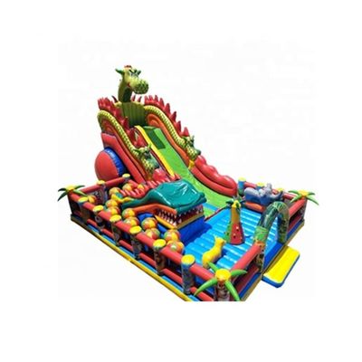 14년 전 인기가 있는 쇼핑몰 풍기장 Fun City Dragon Bouncy Castle for Kids