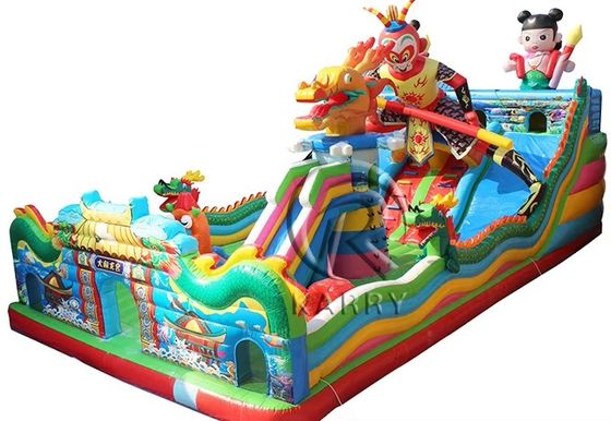 14년 전 인기가 있는 쇼핑몰 풍기장 Fun City Dragon Bouncy Castle for Kids