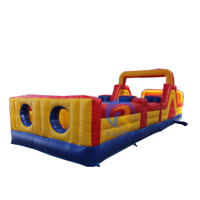 허용 OEM 39ft 노란색 풍기는 장애물 게임 성인 대여 및 수리 키트