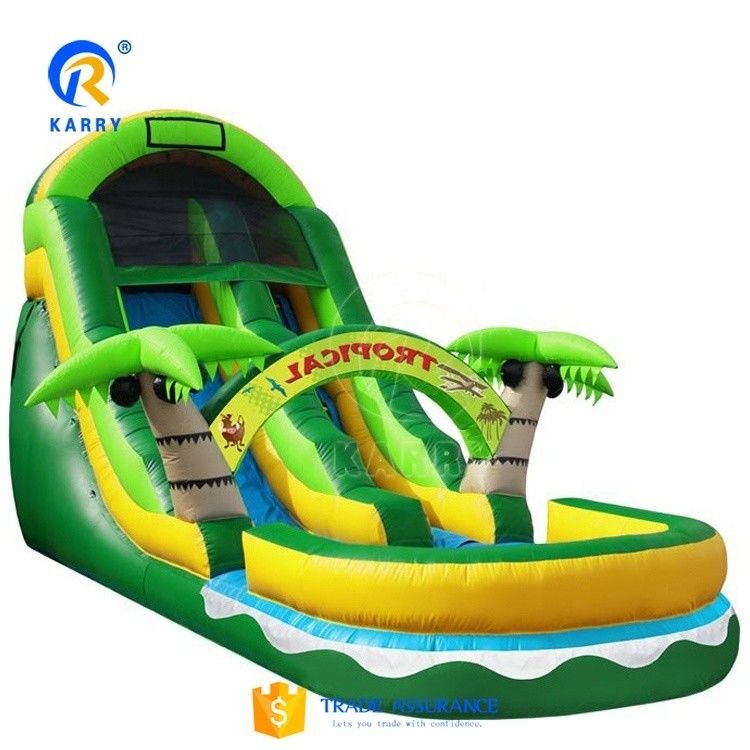 제품 시간 3-7 일일 슬라이드와 함께 inflatable 점프 성