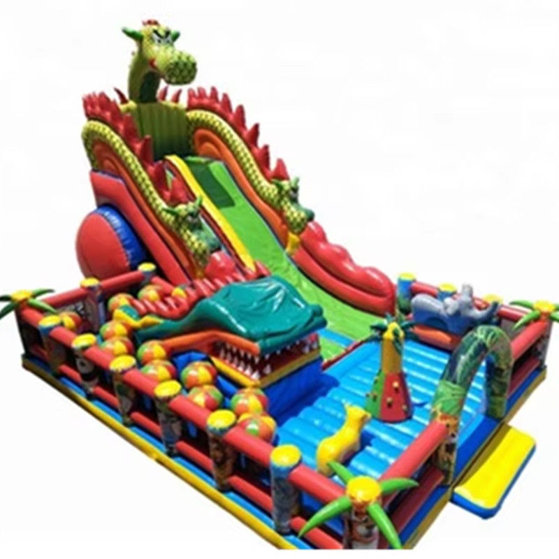 14년 전 인기가 있는 쇼핑몰 풍기장 Fun City Dragon Bouncy Castle for Kids